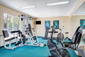 Fitness centrum a/nebo fitness zařízení v ubytování Baymont by Wyndham Ormond Beach