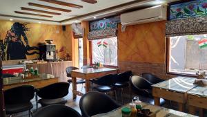 Posezení v ubytování Om Shanthi paying guest house