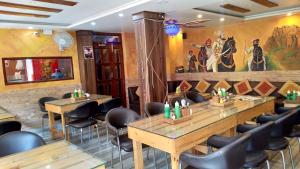 Posezení v ubytování Om Shanthi paying guest house