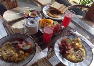 Essen in der Villa oder in der Nähe