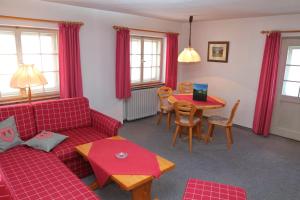 Χώρος καθιστικού στο Landhaus Schmid Schönau