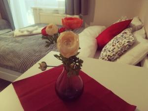 Posteľ alebo postele v izbe v ubytovaní Apartamenty Milka