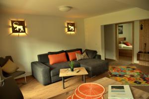 Posezení v ubytování Apartment Haus am See