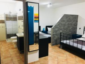 Postel nebo postele na pokoji v ubytování B&B Tramonti d'aMare
