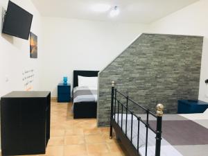 Postel nebo postele na pokoji v ubytování B&B Tramonti d'aMare