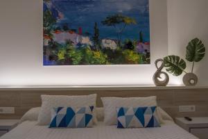 Postel nebo postele na pokoji v ubytování Iberflat Villa Los Pinos + 27 fotografií