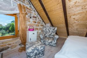 Posteľ alebo postele v izbe v ubytovaní Rural house Mudrinic "Ivini dvori"