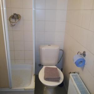 Kúpeľňa v ubytovaní Pension Egida