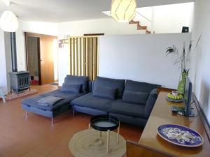 
A seating area at Ponta Branca Beach House

