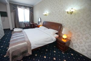 Cama o camas de una habitación en Business Hotel Europa