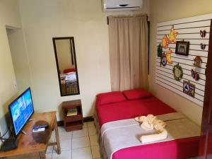 Телевизор и/или развлекательный центр в Art Hotel Managua