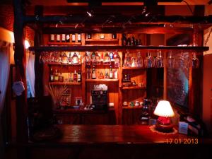 Lounge nebo bar v ubytování Hosteria Rukahué