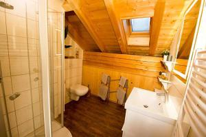 Koupelna v ubytování Chalet Danninger