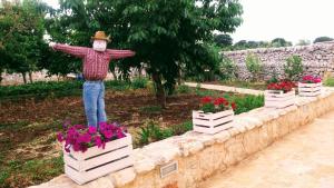 Zahrada ubytování Masseria Peppeturro