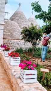 Zahrada ubytování Masseria Peppeturro