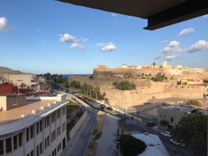 a view of the city of aleppo from a building at Hotel Anfora in Melilla