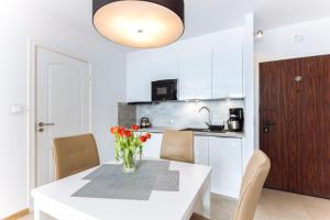 Kuchyňa alebo kuchynka v ubytovaní Apartamenty NAVIGATOR-PORT