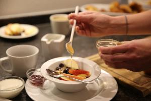 Essen im Hotel oder in der Nähe