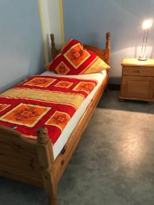 Ein Bett oder Betten in einem Zimmer der Unterkunft Wagner Ferien Apartments