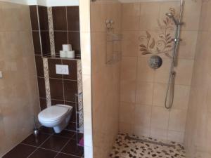 Koupelna v ubytování Ferienhaus König