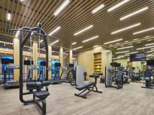 Fitness centrum a/nebo fitness zařízení v ubytování PRIMUS Hotel Wuhan Hannan
