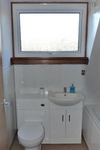 Koupelna v ubytování Aultbea Lodges
