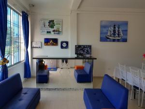 Χώρος καθιστικού στο Tropical Resort Tocaima
