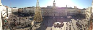 A general view of Madrid or a view of the city taken from Az apartmant