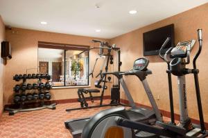 Fitnes oz. oprema za telovadbo v nastanitvi Ramada by Wyndham Wisconsin Dells