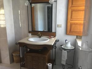 Koupelna v ubytování Finca Galea