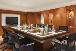 The business area and/or conference room at Ramada By Wyndham Jaipur