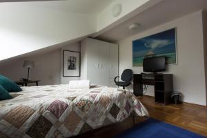 Posteľ alebo postele v izbe v ubytovaní Rent0nline Brwinow Rooms