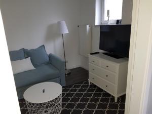 Μια τηλεόραση ή/και κέντρο ψυχαγωγίας στο Apartment Kornstraße