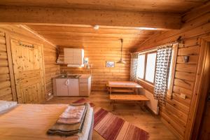 Cama o camas de una habitación en Rajamaa In Lapland