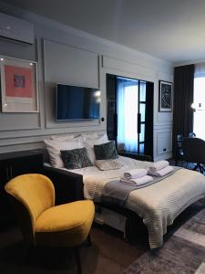 Posteľ alebo postele v izbe v ubytovaní Harmonica Apartment - LoftAffair
