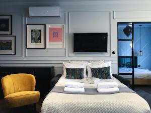 Posteľ alebo postele v izbe v ubytovaní Harmonica Apartment - LoftAffair