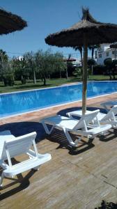 Bazén v ubytování Hostal Al-Andalus nebo v jeho okolí