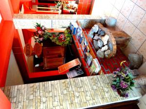 Predel za sedenje v nastanitvi Hotel & Hostal Yaxkin Copan