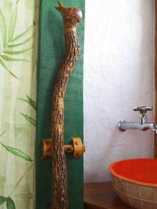 Koupelna v ubytování Pousada Sabambugi
