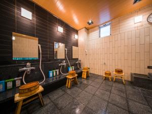 Koupelna v ubytování Natural Hot Spring Super Hotel Tottori Eki Kitaguchi