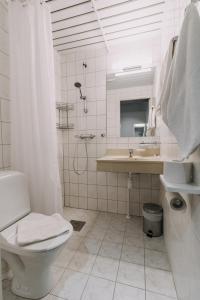 Koupelna v ubytování Centrum Hotel Viljandi