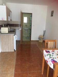 Kuchyň nebo kuchyňský kout v ubytování Promenád apartmány