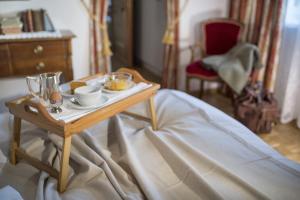 Postel nebo postele na pokoji v ubytování Hotel Bad Salomonsbrunn