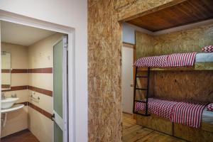Koupelna v ubytování Buff Hostel Tirana