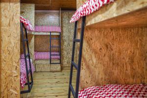 Postel nebo postele na pokoji v ubytování Buff Hostel Tirana