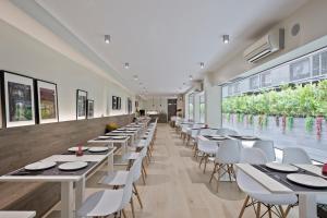 蒙特胡依克公寓式酒店餐厅或其他用餐的地方