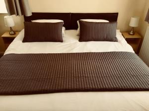 Cama o camas de una habitación en Alder Lodge