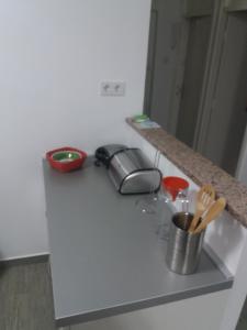 Kuchyňa alebo kuchynka v ubytovaní Ankica