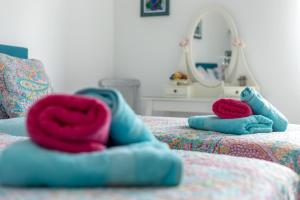 Posteľ alebo postele v izbe v ubytovaní Apartment KAPO