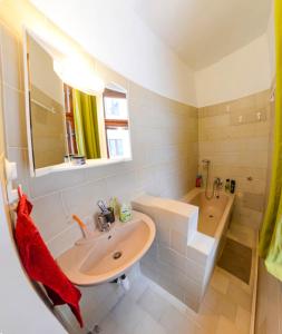 Koupelna v ubytování Apartmány pod klášterem